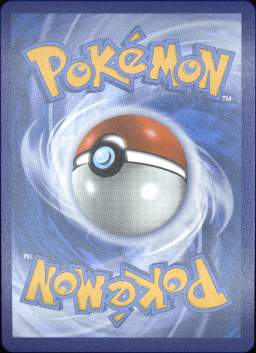 Graded card - back