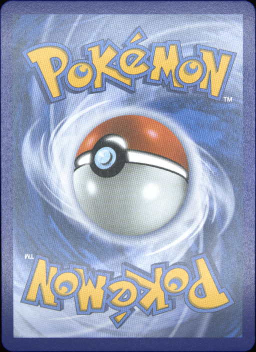 Graded card - back