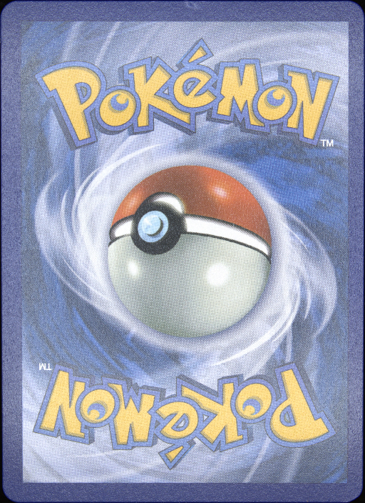 Graded card - back