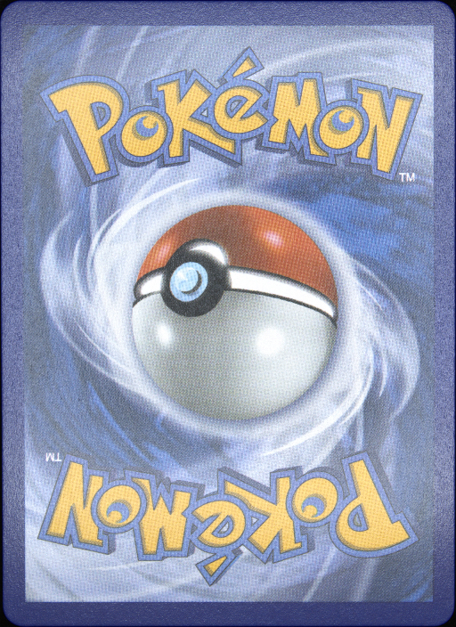 Graded card - back
