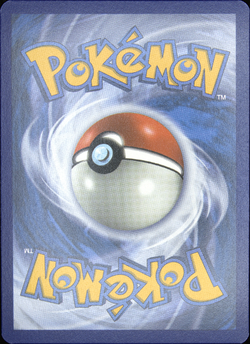 Graded card - back