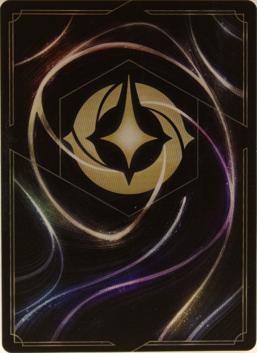 Graded card - back