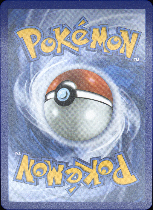 Graded card - back