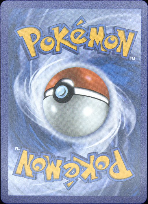 Graded card - back