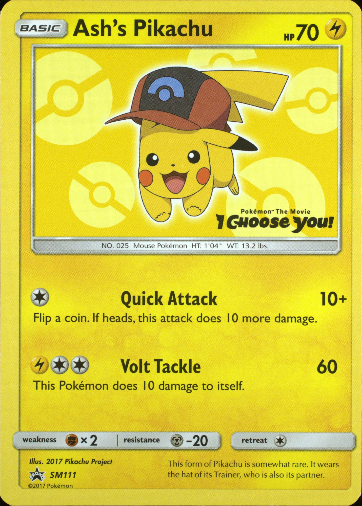 Ash's Pikachu front