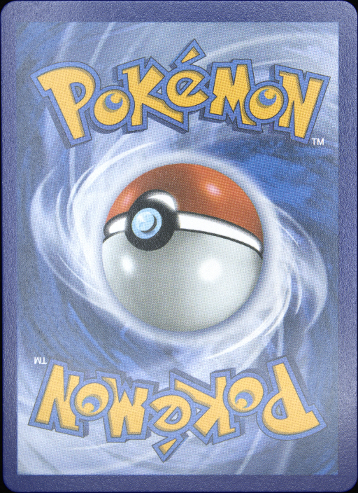 Graded card - back