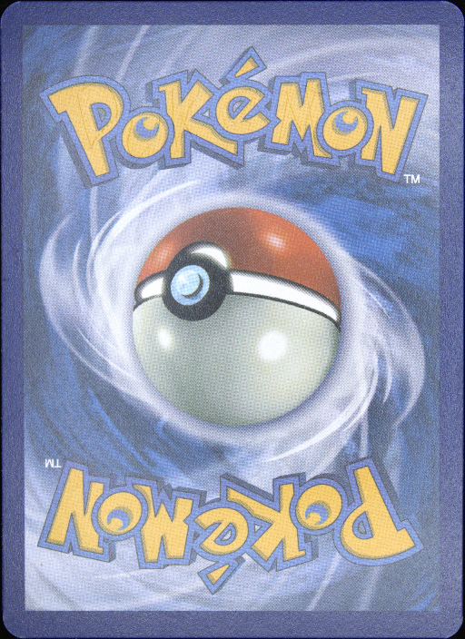Graded card - back