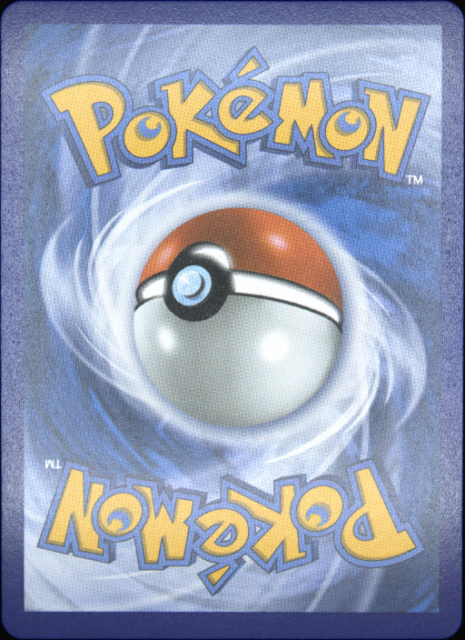 Graded card - back
