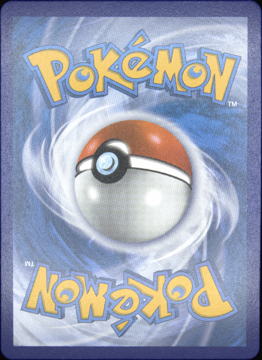 Graded card - back