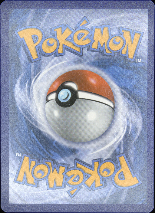 Graded card - back