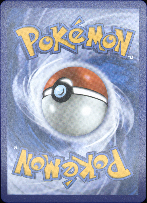 Graded card - back