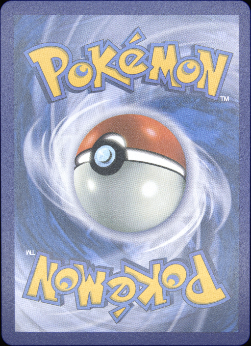 Graded card - back