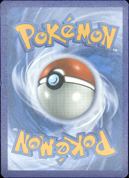 Graded card - back