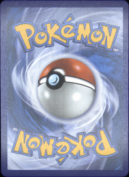 Graded card - back