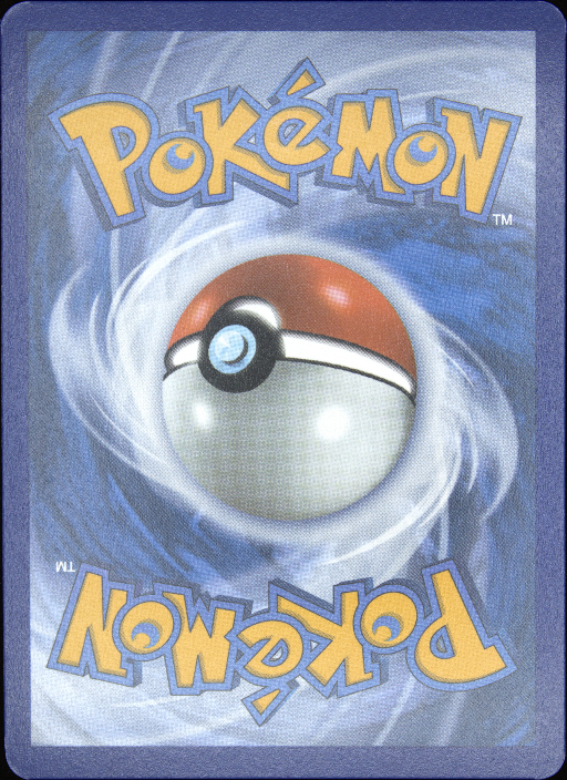 Graded card - back