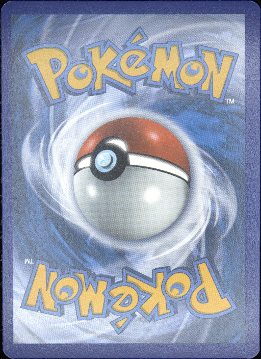 Graded card - back