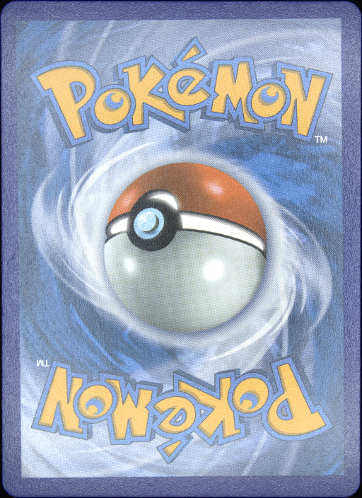 Graded card - back