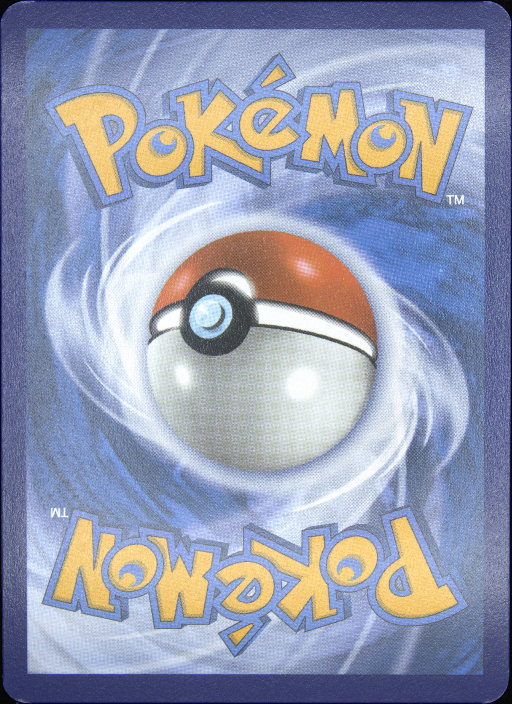 Graded card - back