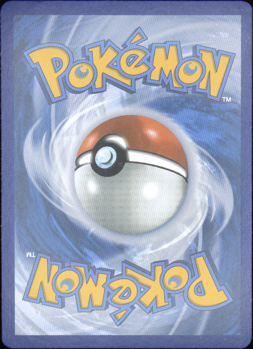 Graded card - back