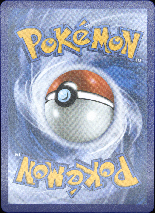 Graded card - back
