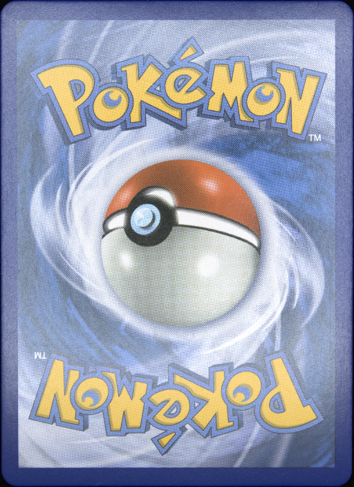 Graded card - back