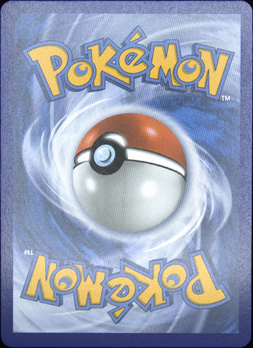 Graded card - back