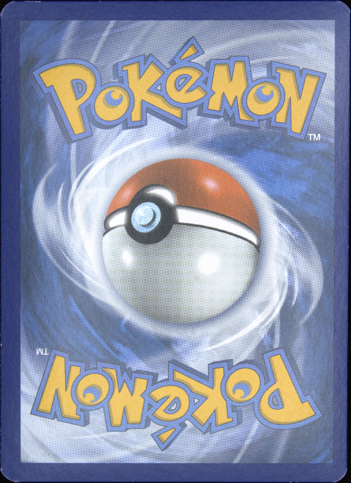 Graded card - back