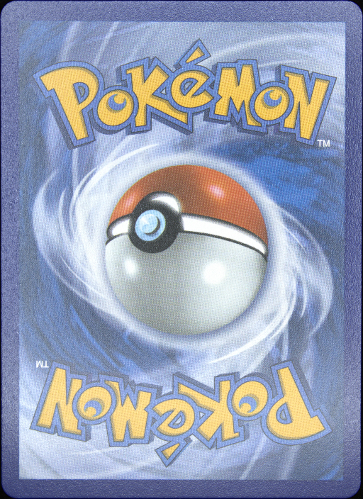 Graded card - back