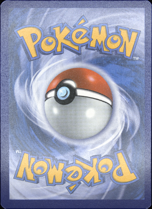 Graded card - back