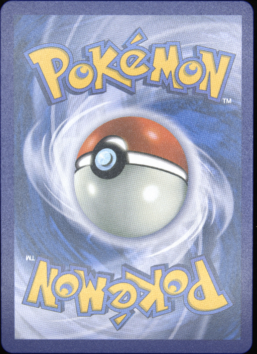 Graded card - back