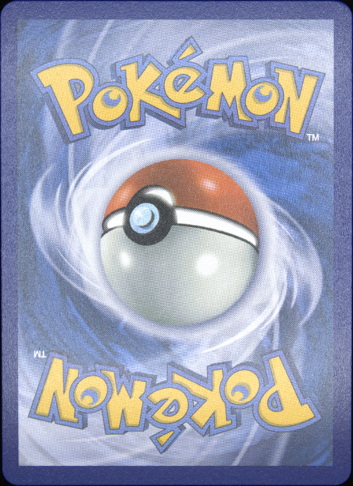 Graded card - back