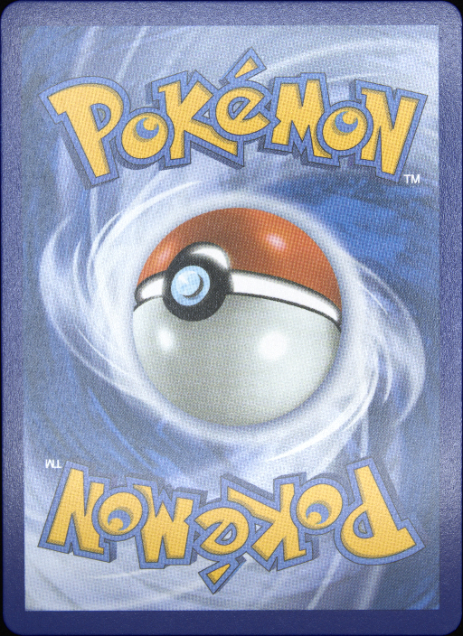 Graded card - back