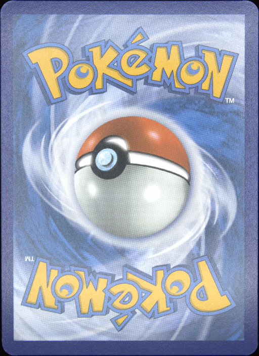 Graded card - back