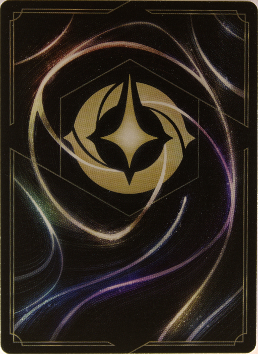 Graded card - back