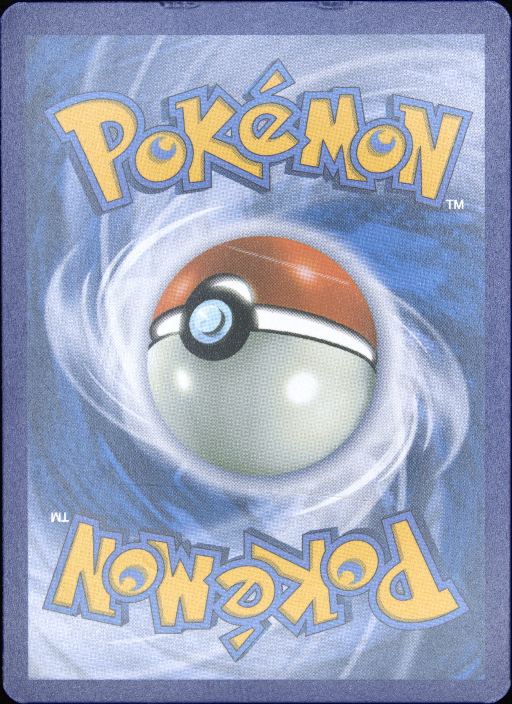 Graded card - back