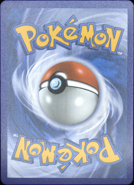 Graded card - back