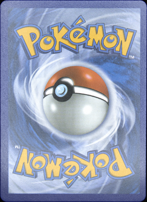 Graded card - back