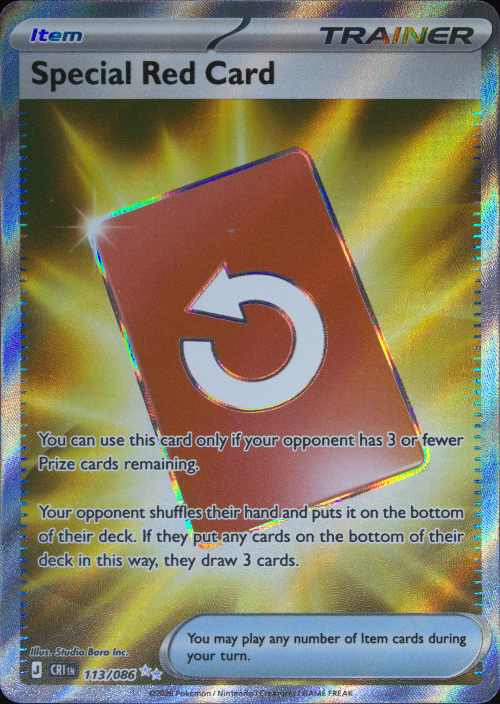 Graded card - front