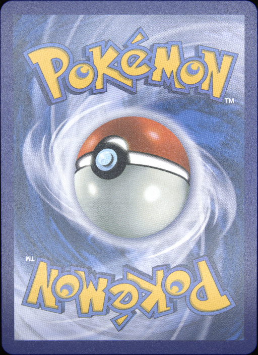 Graded card - back