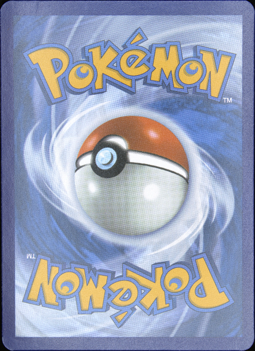 Graded card - back