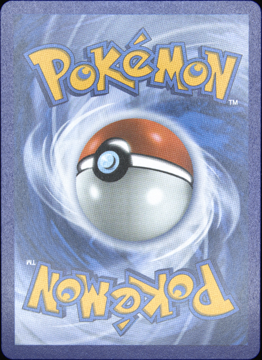 Graded card - back