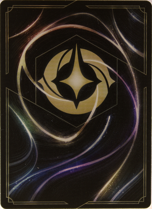 Graded card - back
