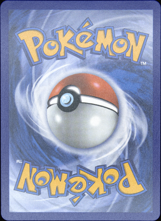 Graded card - back