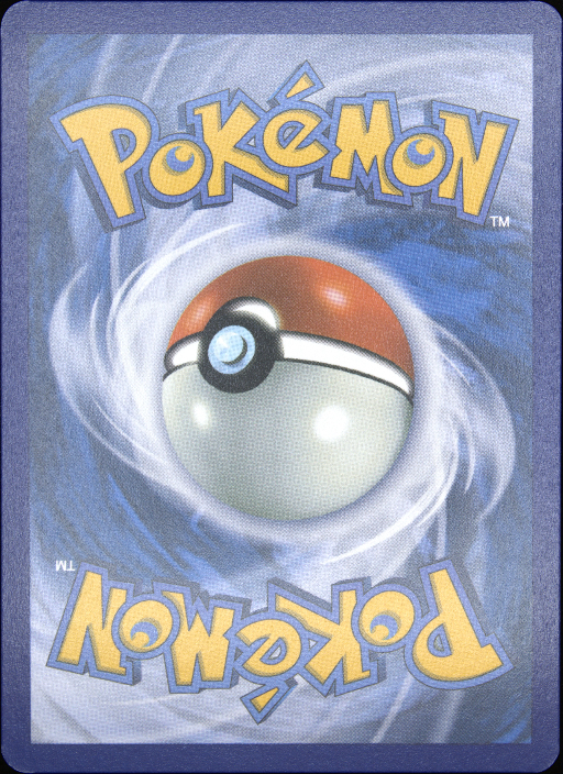 Graded card - back