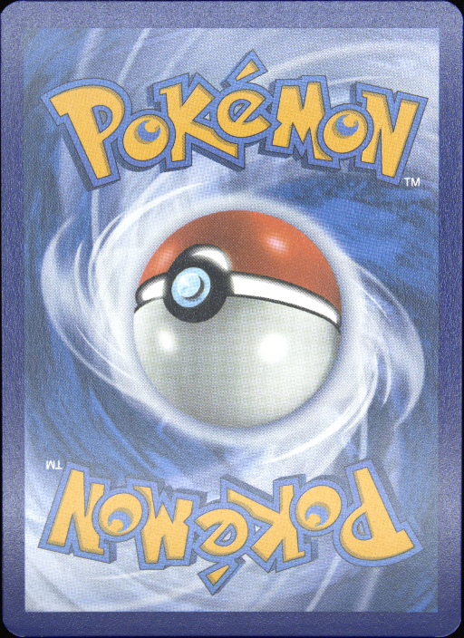 Graded card - back