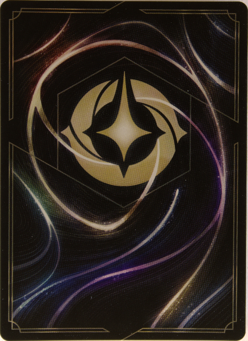 Graded card - back