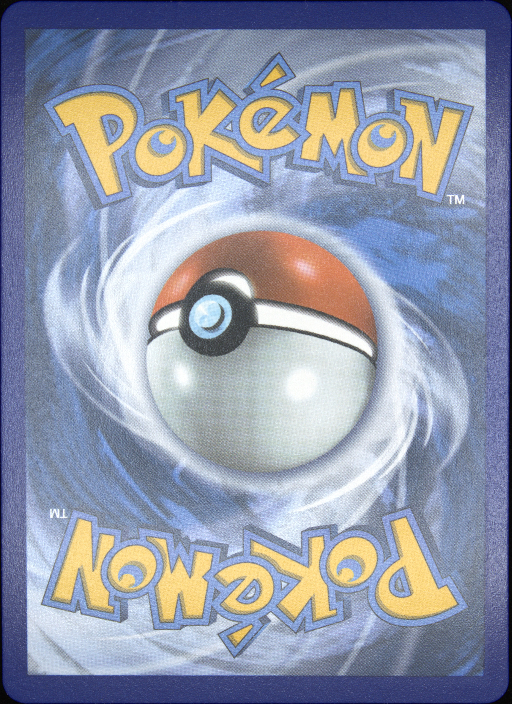 Graded card - back