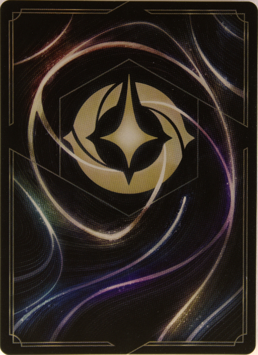 Graded card - back