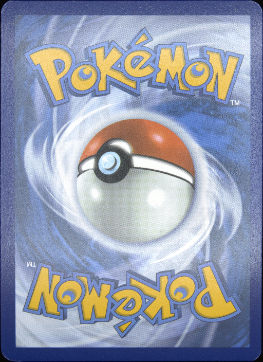 Graded card - back