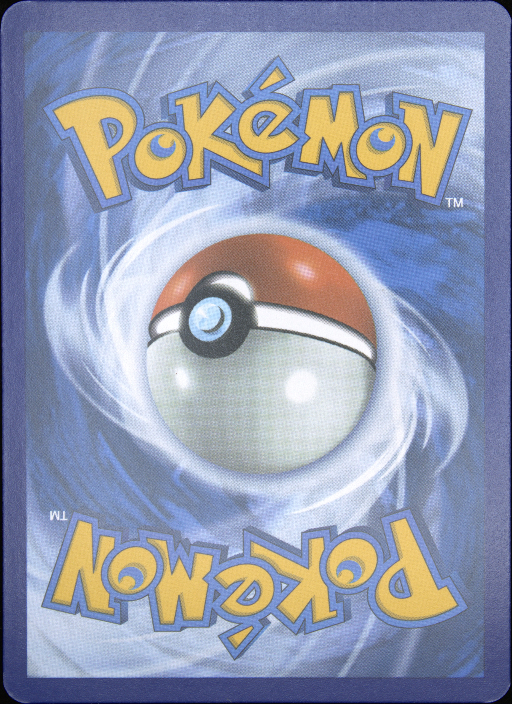 Graded card - back